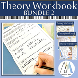 Music Theory Workbooks 4-6 BUNDLE for middle school and ol