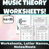 Music Theory Worksheets!