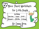 Music Theory Worksheets for Little People