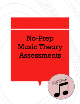 Preview of 15 Music Theory no-prep digital lessons. for subs, bell work, distance learning