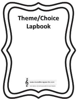 Preview of Music Therapy Choice Board Template - Customizable