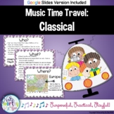 Music History for Elementary:  Classical Music Bulletin Board and Video Links