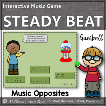 Preview of Steady Beat or Not Interactive Music Game {gumball}