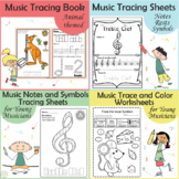 Music Tracing Activities Bundle for Young Musicians