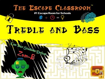 Preview of Music: Treble & Bass Escape Room | The Escape Classroom