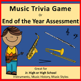 Music Trivia Game or End of the Year Assessment