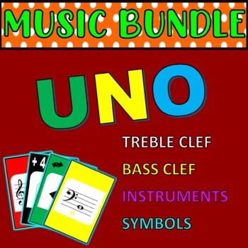 Preview of Music game UNO themed BUNDLE
