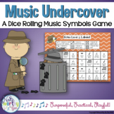 Dice Rolling Music Game to Identify Notes and Music Symbols - Music Undercover