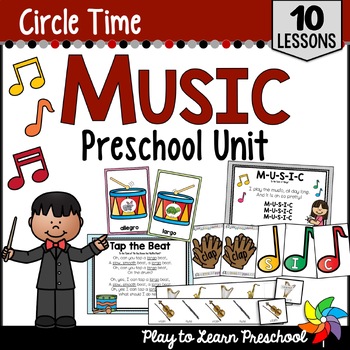 Preview of Music Unit | Lesson Plans - Activities for Preschool Pre-K
