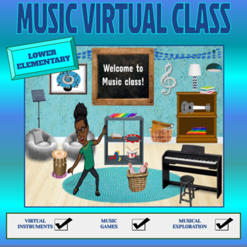 Preview of Music Virtual Class for Lower Elementary