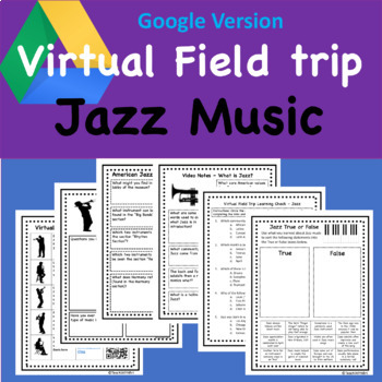 Preview of Music Virtual Field Trip Jazz Digital