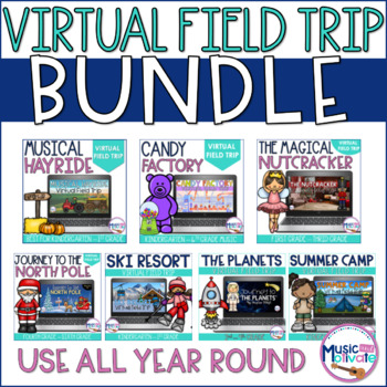 Preview of Music Virtual Field Trips Bundle