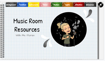 Preview of Music- Virtual Room- EVERYTHING YOU NEED-Resource