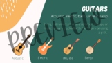 Music Vocabulary: Instruments - Presentation and Guided No