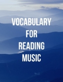 Music Vocabulary Poster Set