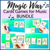 Music War Card Game for Elementary Music Centers