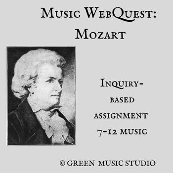 Preview of Music WebQuest: Mozart