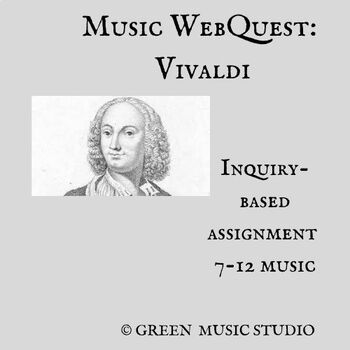 Preview of Music WebQuest: Vivaldi