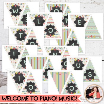 Music Welcome Banner for Piano, Choir, Band, Music, Orchestra {Llamas ...