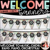 Music Welcome Banner for Piano, Choir, Band, Music, Orches