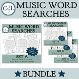 Music Word Search Bundle