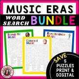 Middle School Music History Word Search Puzzles - Music Er