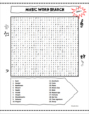 Music Word Search (Word Puzzle/ Hardest one takes almost 4