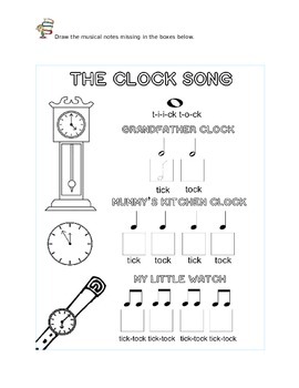 Preview of Music Workbook for 2nd grade