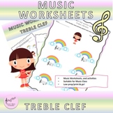 Music Worksheets Treble Clef