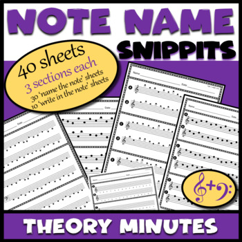 note name music worksheets treble clef bass clef note name snippits