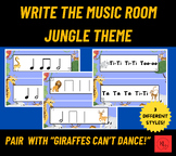 Music Write The Room: Giraffes Can't Dance! Jungle Theme E