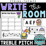 Music Write the Room - Pitch - {Spring}
