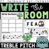 Music Write the Room - Pitch - {St. Patrick's Day}