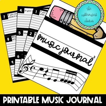 Preview of Music Writing Journal