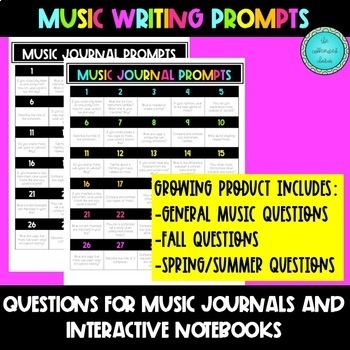 creative writing music prompts