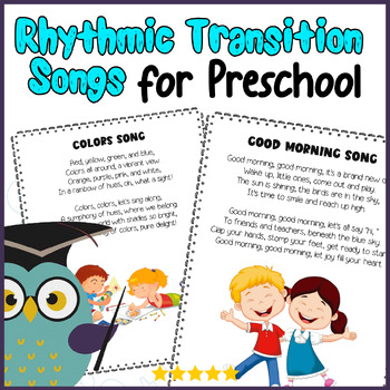 Preview of Music activities: 25 Rhythmic Songs for Preschool & Kindergarten