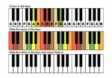 Music alphabet worksheet 1 Autumn