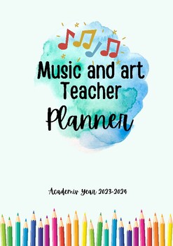 Preview of Music and Art Teacher Planner