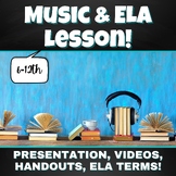 Music and ELA Lesson!