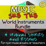 Music Sub Plans For Non Music Subs (Instruments Around The
