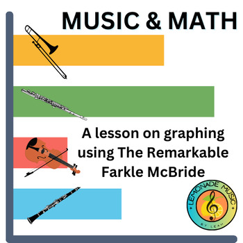 Preview of Music and Math (Graphing) Lesson with The Remarkable Farkle McBride