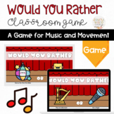 Music and Movement Would You Rather: A Fun Google Slides D