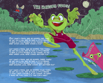 Preview of Music and Movement in a Box activity Kit, "The Hungry Frog"