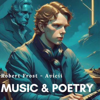 Preview of Music and Poetry Lesson Plan - Robert Frost & Avicii Comparison