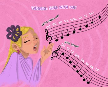 Preview of Music and movement in a Box activity kit, "Sing with Me"