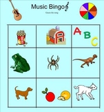 Music bingo for young students