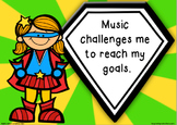 Music classroom posters - editable for any subject area