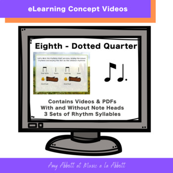 Preview of Music eLearning: Concept Videos and PDFs for  ti-tam