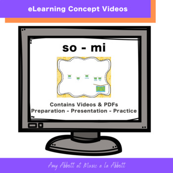 Preview of Music eLearning: Concept Videos and PDFs for so-mi