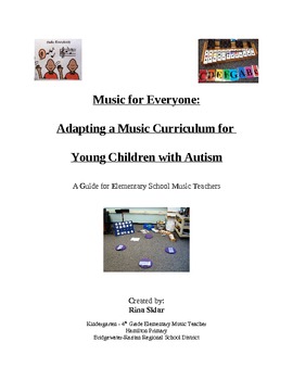 Preview of Music for Everyone: Adapting a Music Curriculum for Young Children with Autism
